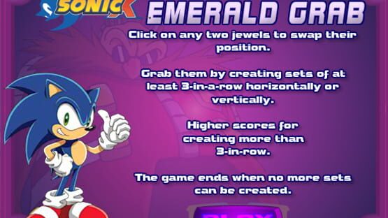 Screenshot Sonic X: Emerald Grab