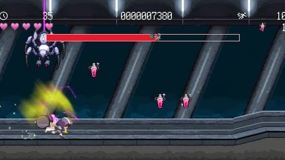 Screenshot Guild no Uketsukejou desu ga, Yoko-scroll game ni natta no de Boss wo solo toubatsu shiyou to omoimasu.