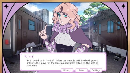 Screenshot A Clown Girl Teaches You How To Make Visual Novels