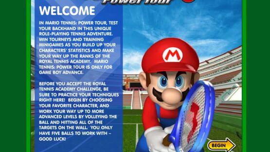 Screenshot Mario Tennis: Power Tour