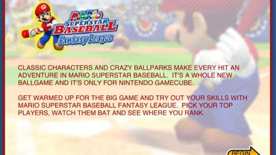 Screenshot Mario Superstar Baseball Fantasy League