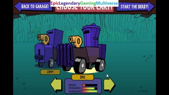Screenshot Ed, Edd n Eddy: Cul de Sac Smash II - Wheels of Fury