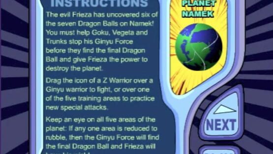 Screenshot Dragon Ball Z: Mission to Namek