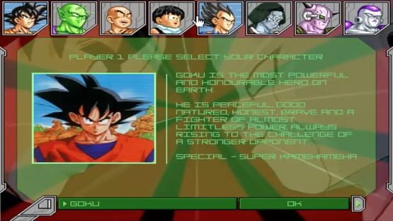 Screenshot Dragon Ball Z Tournament