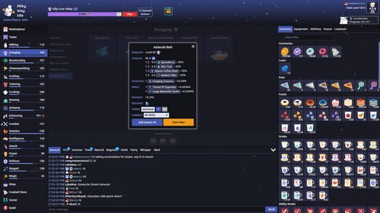 Screenshot Milky Way Idle