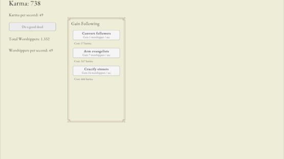 Screenshot Karma Clicker