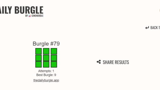 Screenshot The Daily Burgle