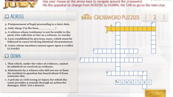 Screenshot Judge Judy: Crossword Puzzles