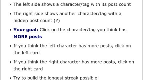 Screenshot Rule34dle