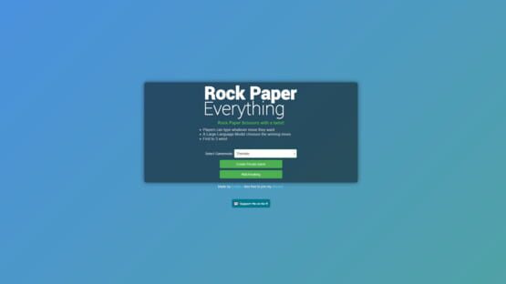 Screenshot Rock Paper Everything