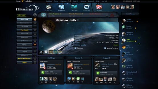 Screenshot OGame