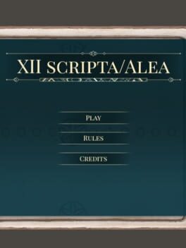 Cover XII Scripta/Alea