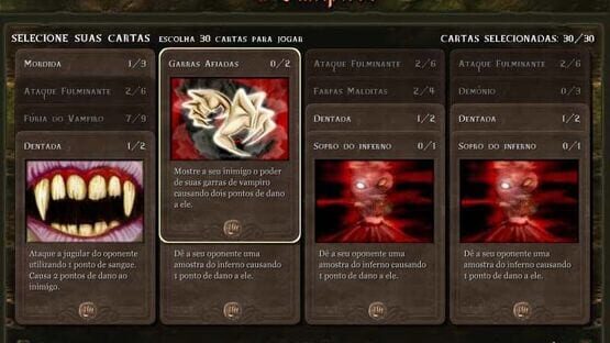 Screenshot Heróis e Vampiros