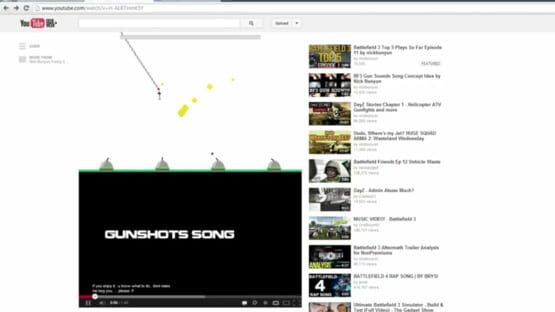 Screenshot YouTube: Missile Command