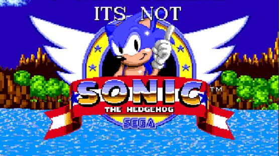 Screenshot I Can't Believe it's Not Sonic 1