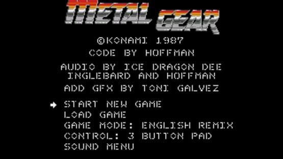 Screenshot Metal Gear 1
