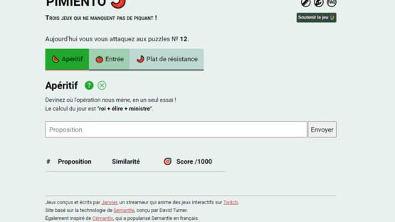 Screenshot Pimiento