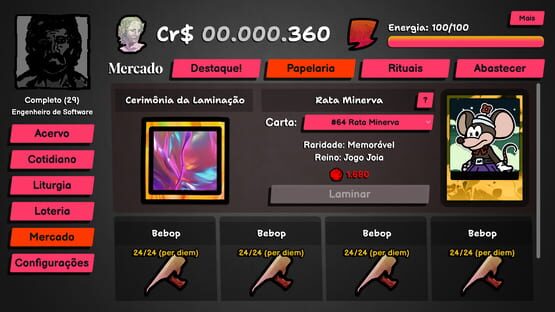 Screenshot Cartas de Coisas