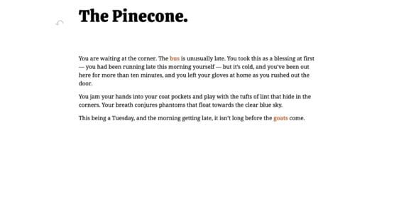 Screenshot The Pinecone