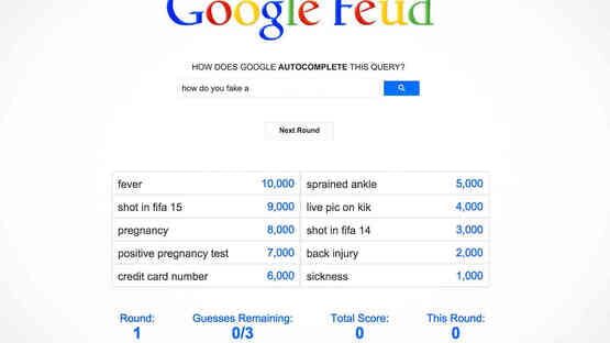 Screenshot Google Feud