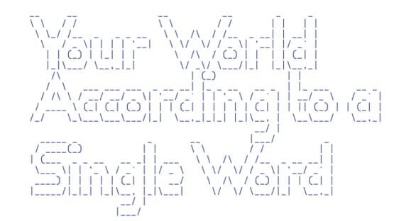 Screenshot Your World According to a Single Word