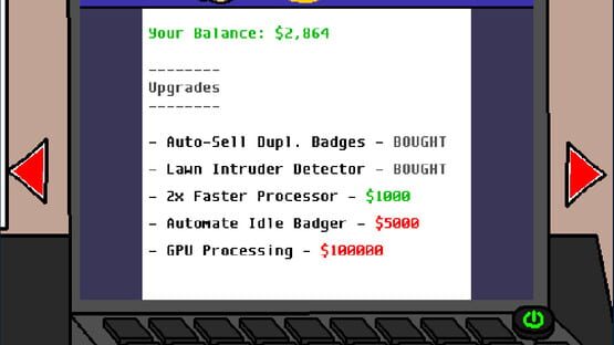 Screenshot Idle Badger
