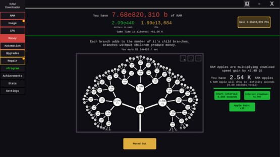 Screenshot Download RAM Idle
