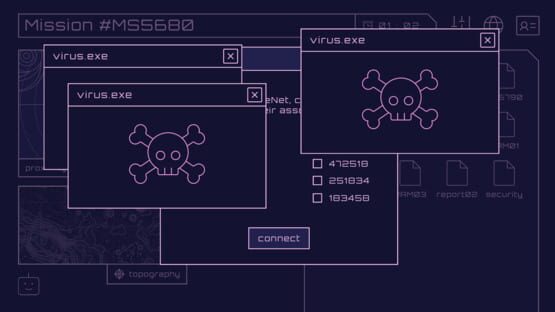 Screenshot Space Virus Escape