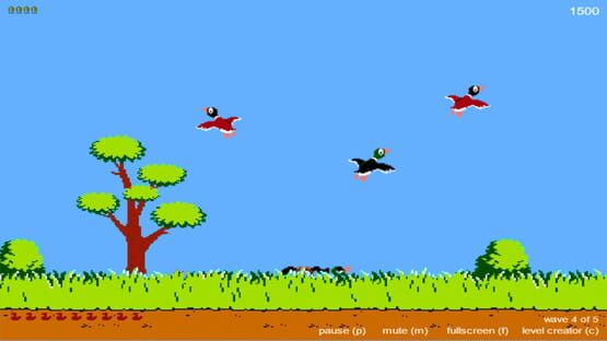 Screenshot Duck Hunt JS