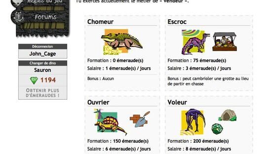 Screenshot Dino Gaïa