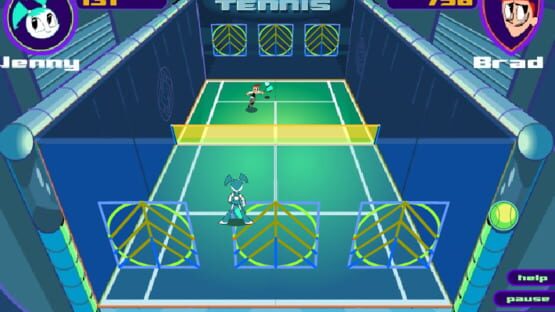 Screenshot My Life as a Teenage Robot: Techno Tennis