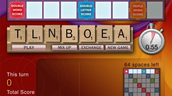 Screenshot Scrabble Sprint