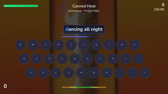 Screenshot Rhythm Typer