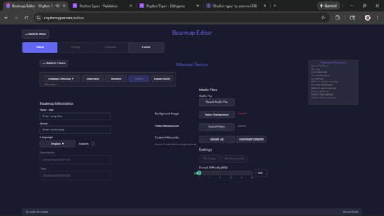 Screenshot Rhythm Typer