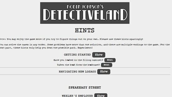 Screenshot Detectiveland