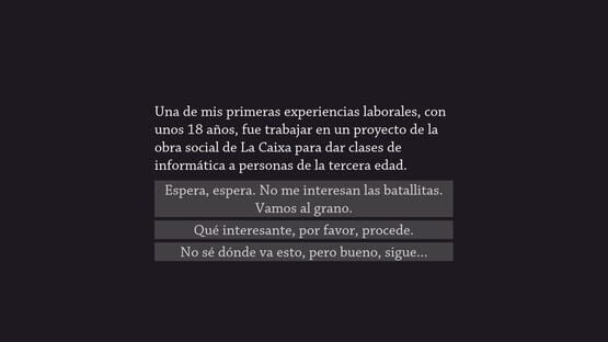 Screenshot 256 cosas en común entre una cama, un libro y una cerveza