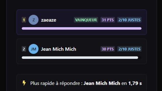 Screenshot Quiz VS!