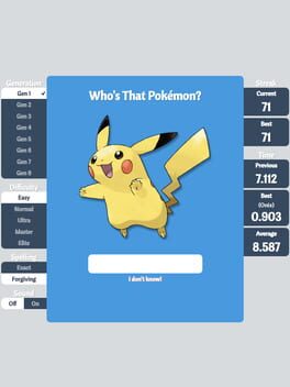 Cover Who's That Pokémon?
