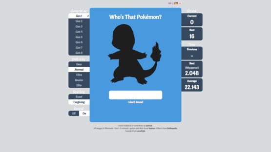 Screenshot Who's That Pokémon?