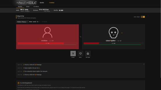 Screenshot Ensis Idle