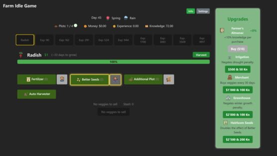 Screenshot Farm Idle Game
