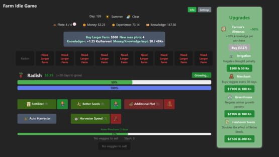 Screenshot Farm Idle Game