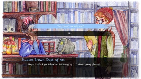 Screenshot Grumpy Librarian