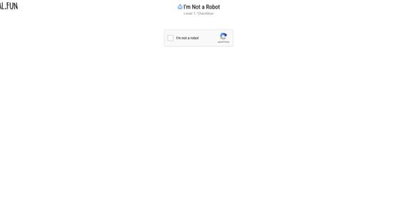 Screenshot I'm Not a Robot