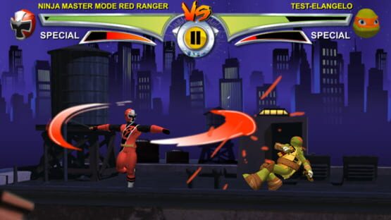 Screenshot Power Rangers vs Teenage Mutant Ninja Turtles: Ultimate Hero Clash 2