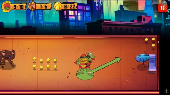 Screenshot Rise of the Teenage Mutant Ninja Turtles: Bumper Bros