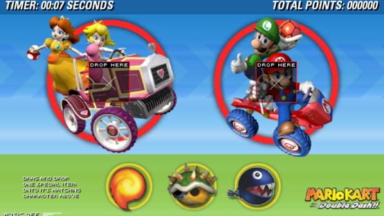 Screenshot Mario Kart: Double Dash!! Matching Game