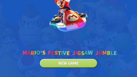 Screenshot Mario's Festive Jigsaw Jumble