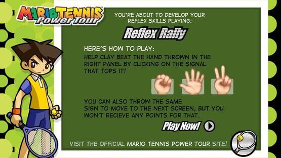 Screenshot Mario Tennis: Power Tour - Reflex Rally