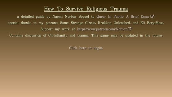 Screenshot How to Survive Religious Trauma